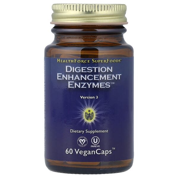hfc00455_v_24.jpg Enzymes™ для улучшения пищеварения, 60 VeganCaps™ — HealthForce Superfoods
