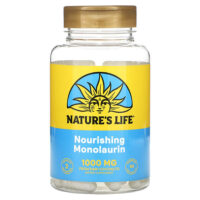 питательный монолаурин, 90 капсул (500 мг в 1 капсуле) — Nature's Life