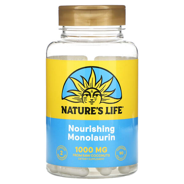 hfs86144_v_50.jpg питательный монолаурин, 90 капсул (500 мг в 1 капсуле) — Nature's Life
