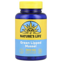 Зеленые мидии, 90 капсул (500 мг на капсулу) — Nature's Life