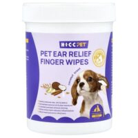 салфетки для снятия ушей, для собак и кошек, кокос, 50 шт. — HICC Pet