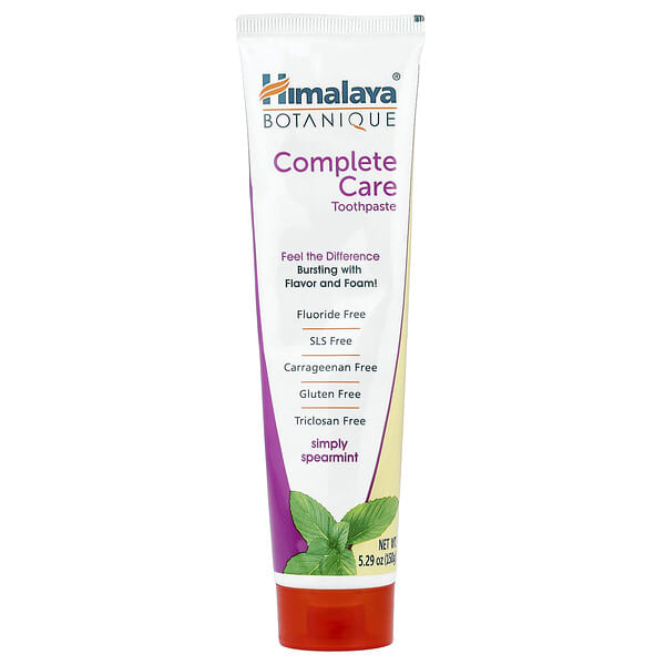 him20027_v_59.jpg Зубная паста для комплексного ухода за полостью рта, Simply Spearmint, 5,29 унции (150 г) — Himalaya