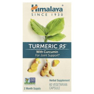 Turmeric 95® с куркумином, 60 вегетарианских капсул — Himalaya