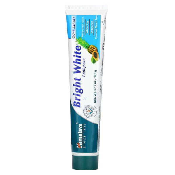 him50041_v_14.jpg Bright White Toothpaste, ананас и папайя, 175 г (6,17 унции) — Himalaya