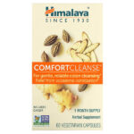 Comfort Cleanse, средство для очищения кишечника, 60 вегетарианских капсул — Himalaya