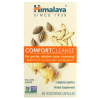 Comfort Cleanse, средство для очищения кишечника, 60 вегетарианских капсул — Himalaya