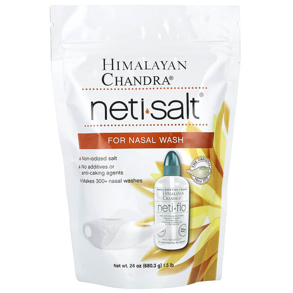 hip60041_v_14.jpg Neti Salt, соль для промывания носа, 680,3 г (1,5 фунта) — Himalayan Chandra