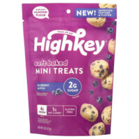 мягкие запеченные мини-печенья, со вкусом голубики, 57 г (2 унции) — HighKey