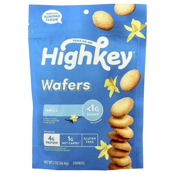 hky43376_v_10.jpg Wafers, Vanilla, 2 oz (56.6 g) — HighKey