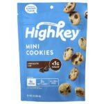 Mini Cookies, шоколадная крошка, 56,6 г (2 унции) — HighKey