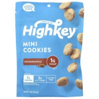 Мини-печенье, сникердудл, 56,6 г (2 унции) — HighKey