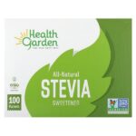 Натуральный подсластитель на основе стевии, 100 пакетиков по 1 г — Health Garden