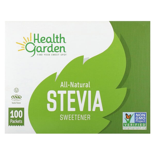 hlg00612_v_30.jpg Натуральный подсластитель на основе стевии, 100 пакетиков по 1 г — Health Garden