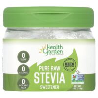 чистый подсластитель из необработанной стевии, 113 г (4 унции) — Health Garden