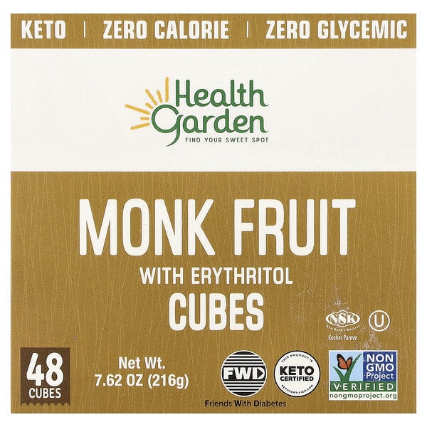 hlg63879_v_16.jpg архат с кубиками эритритола, 48 кубиков, 216 г (7,62 унции) — Health Garden