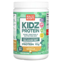 Kidz Protein, протеин для детей от 2 лет, со вкусом ванили, 250 г (8,8 унции) — Healthy Heights