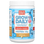 Grow Daily, смесь сывороточного протеина и питательных веществ, для детей от 3 лет, ваниль, 301 г (10,6 унции) — Healthy Heights