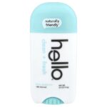 24-часовой дезодорант с древесным углем, Clean + Fresh, 73 г (2,6 унции) — Hello