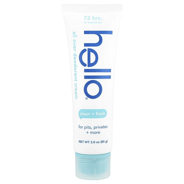 hlo02367_v_8.jpg Крем-дезодорант для всего тела, Clean + Fresh, 85 г (3 унции) — Hello