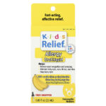 Kids Relief®, жидкость для перорального применения от аллергии, 0–12 лет, банан, 25 мл (0,85 жидк. унц.) — Homeolab USA