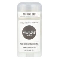 Дезодорант без пищевой соды, пало санто и ладан, 70 г (2,5 унции) — Humble Brands