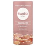 дезодорант без алюминия, марокканская роза, 75 г (2,65 унции) — Humble Brands