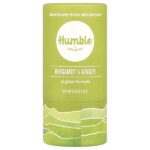 Дезодорант без алюминия, бергамот и имбирь, 75 г (2,65 унции) — Humble Brands