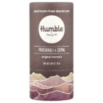 дезодорант без алюминия, пачули и копал, 75 г (2,65 унции) — Humble Brands