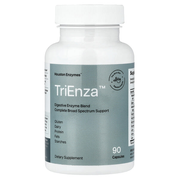 hni00024_v_66.jpg TriEnza™, смесь пищеварительных ферментов, 90 капсул — Houston Enzymes