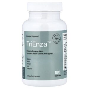 TriEnza®, пищеварительные ферменты, 180 капсул — Houston Enzymes
