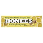 леденцы с мёдом, лимоном, ментолом и эвкалиптом, 45 г (1,6 унции) — Honees