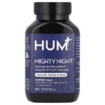 Mighty Night™, керамиды, коэнзим Q10, феруловая кислота и корень валерианы, 60 веганских мягких таблеток — HUM Nutrition