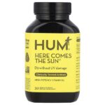 Here Comes The Sun®, высокоэффективный витамин D3, 30 веганских капсул (50 мкг в 1 капсуле) — HUM Nutrition