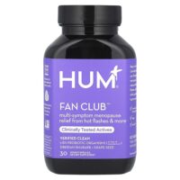 Fan Club™, средство для облегчения симптомов менопаузы, 30 веганских капсул — HUM Nutrition