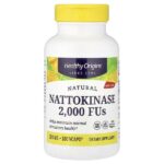Nattokinase 2,000 МЕ, 100 мг, 180 растительных капсул — Healthy Origins