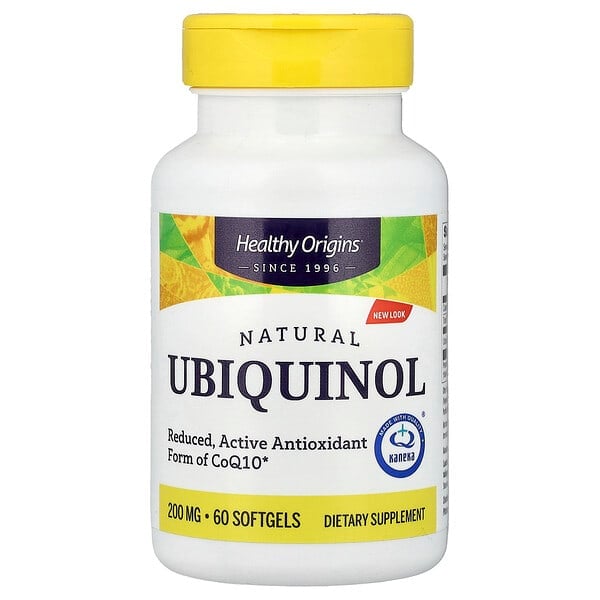 hog36474_v_38.jpg Natural, убихинол, 200 мг, 60 капсул — Healthy Origins