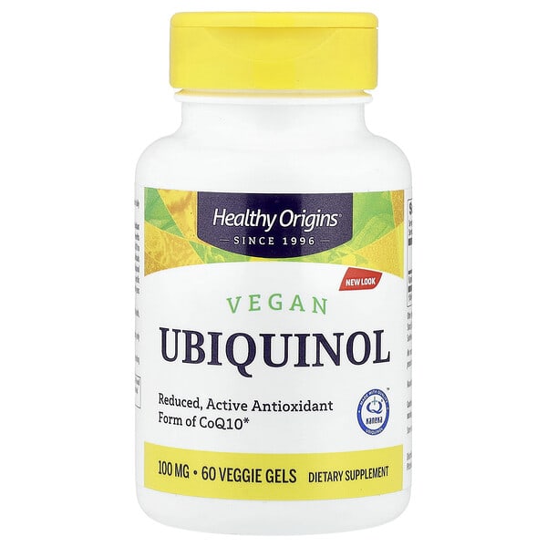 hog37130_v_10.jpg Vegan Ubiquinol, 100 mg, 60 Veggie Gels — Healthy Origins