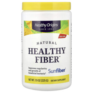 Natural Healthy Fiber™, без добавок, 225 г (7,9 унции) — Healthy Origins