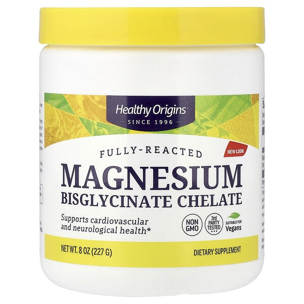 hog39529_v_24.jpg хелатный бисглицинат магния, 227 г (8 унций) — Healthy Origins