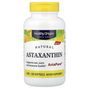 натуральный астаксантин, 150 капсул — Healthy Origins