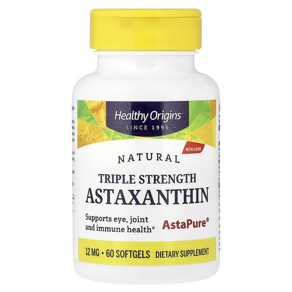 hog84925_v_40.jpg натуральный астаксантин, тройная сила, 60 капсул — Healthy Origins