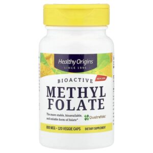 метилфолат, 120 растительных капсул — Healthy Origins