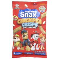 Mum-Mum Snax™, чипсы из нута, Paw Patrol™, для детей от 2 лет, яблоко и корица, 60 г (2,12 унции) — Hot Kid