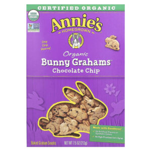 Bunny Grahams, Chocolate Chip, 7.5 oz (213 g) — Annie's Homegrown