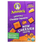 Органический чеддер, запеченные крекеры, 213 г (7,5 унции) — Annie's Homegrown