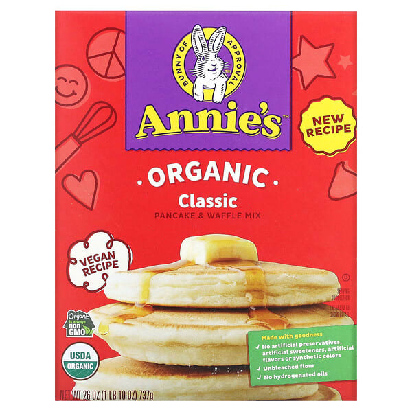 hom47408_v_8.jpg Organic Classic Pancake & Waffle Mix , 26 oz (737 g) — Annie's Homegrown
