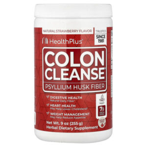 Colon Cleanse®, натуральный клубничный вкус, 255 г (9 унций) — Health Plus