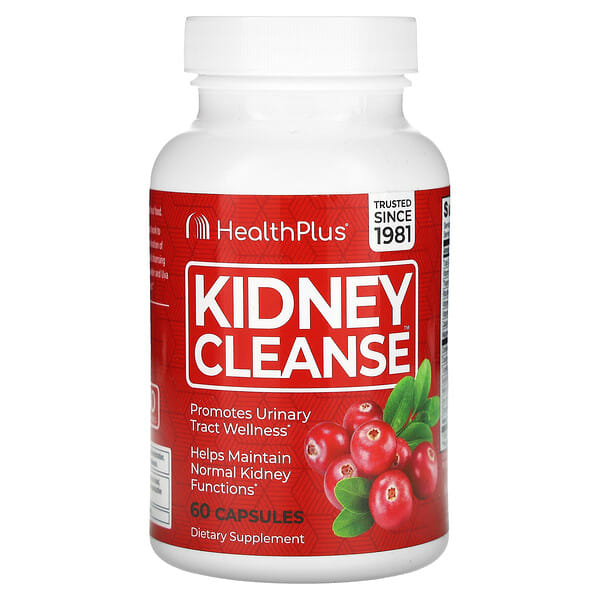 hpi55002_v_40.jpg Kidney Cleanse, очищение почек, 60 капсул — Health Plus