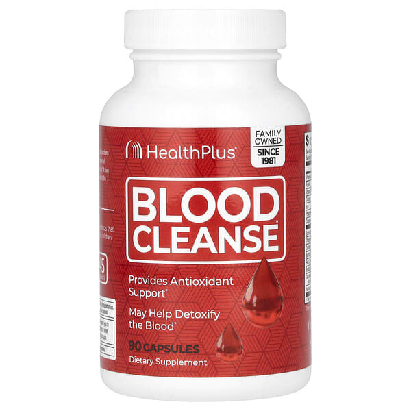 hpi55006_v_23.jpg Blood Cleanse, очищение крови, 90 капсул — Health Plus