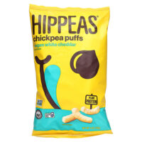 Chickpea Puffs, веганский белый чеддер, 113 г (4 унции) — Hippeas